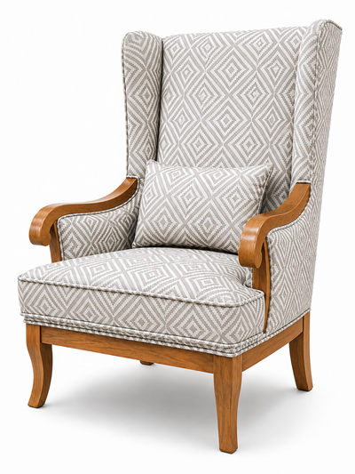 Aurela Premium Wingback Lounge Chair