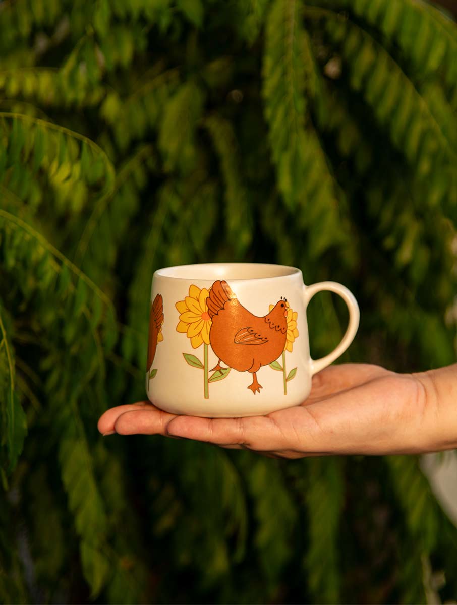 Hen Mug Gift Box