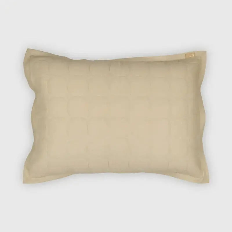 Zen Beige Cotton Quilted Bedding Set