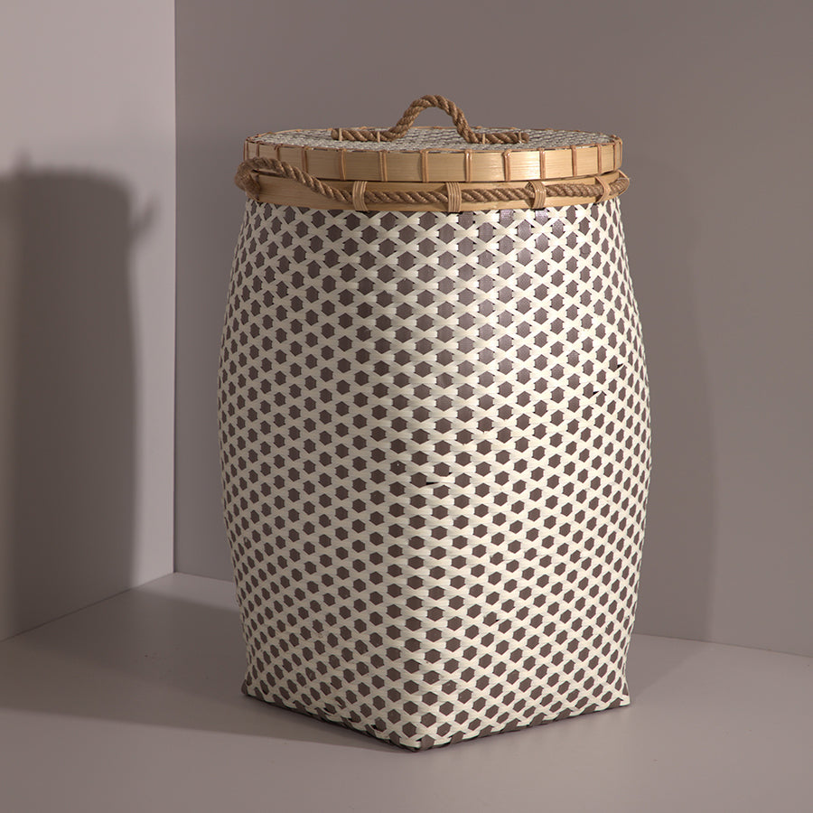 Adana Brown White Basket