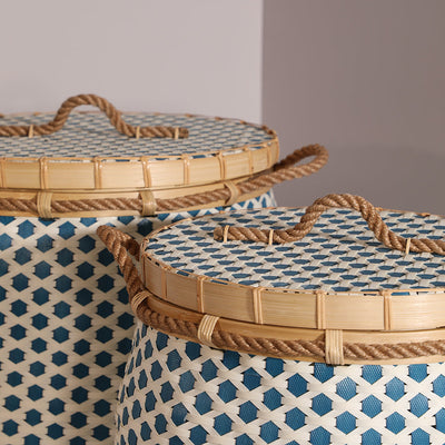 Adana Blue White Basket