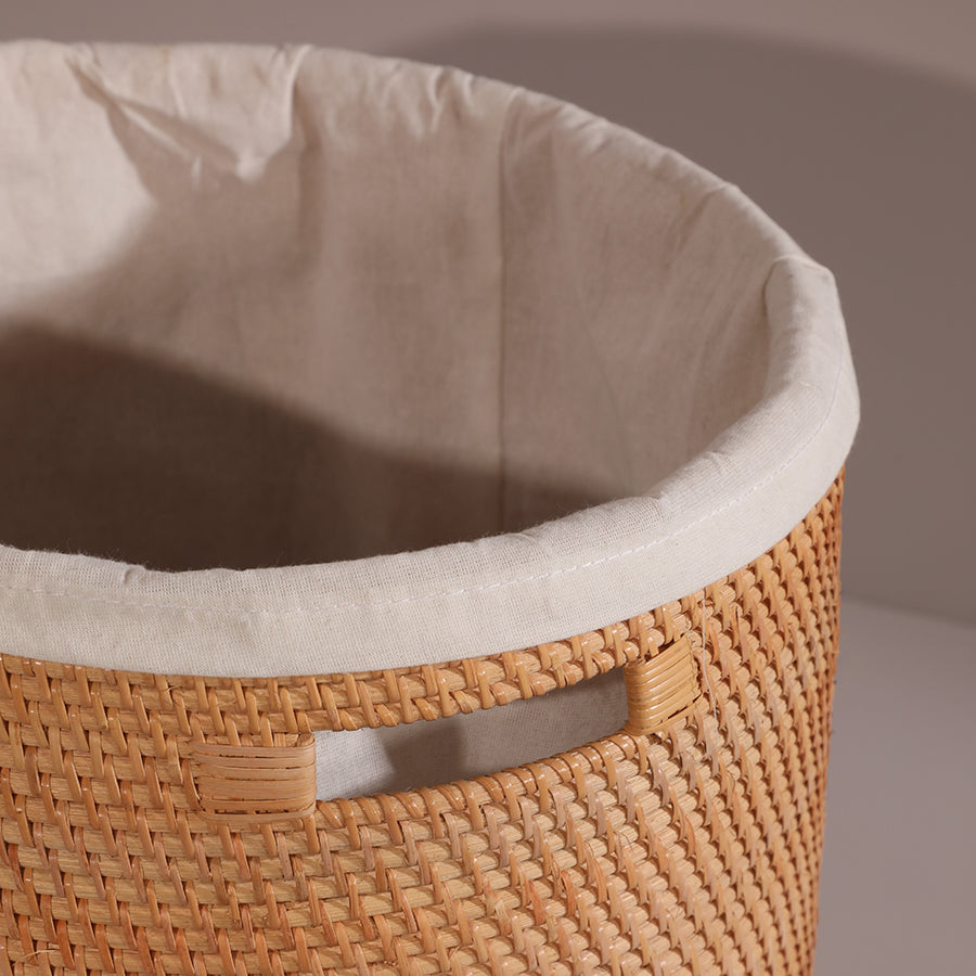 Turin basket natural lining