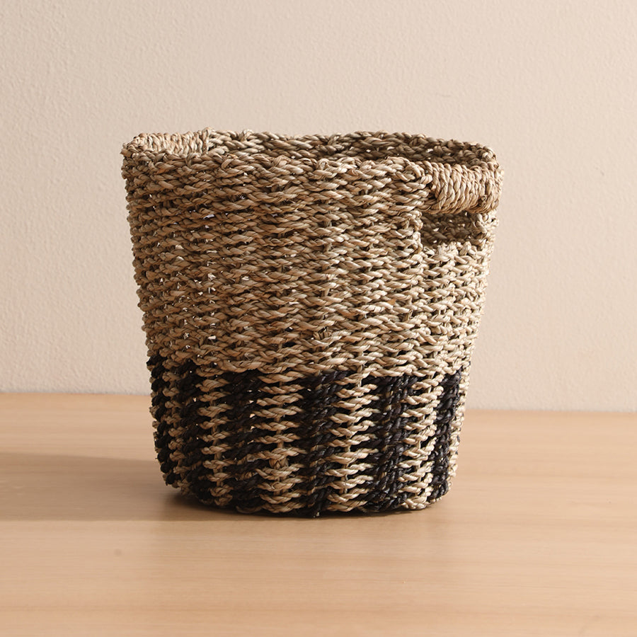 Tonk Basket Black Natural