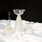 Glass Festive Gift Box - Tall Diya, Short Diya and Bell