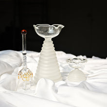 Glass Festive Gift Box - Tall Diya, Short Diya and Bell