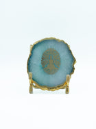 Budha Tree Agate Metal Showpeice