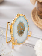 Budha Tree Agate Metal Showpeice