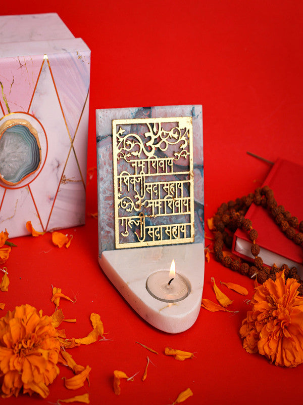 Om Namah Shivay TeaLight Holder