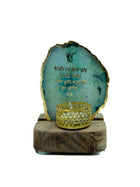 Ik Onkar Mantra Agate Tealight Wooden