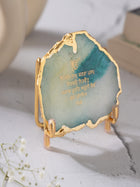 Ik Onkar Mantra Agate Metal Showpeice