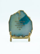 Ik Onkar Mantra Agate Metal Showpeice