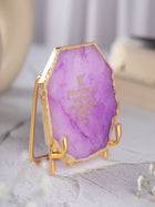 Ik Onkar Mantra Agate Metal Showpeice