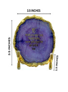 Ik Onkar Mantra Agate Metal Showpeice
