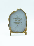 Ik Onkar Mantra Agate Metal Showpeice