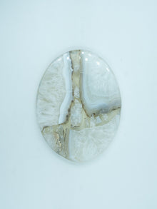 Agate Round Resin Coaster Set Of 2