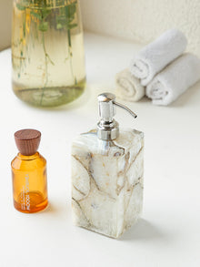White Agate Soap Dispenser Bathroom Accessories