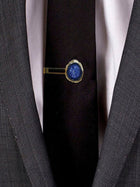 Turquoise Solar Agate Gold Plated Tie Pin