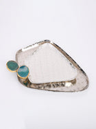 Agate Metal Serving Tray