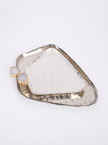 Agate Metal Serving Tray