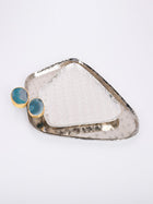 Agate Metal Serving Tray