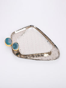 Agate Metal Serving Tray