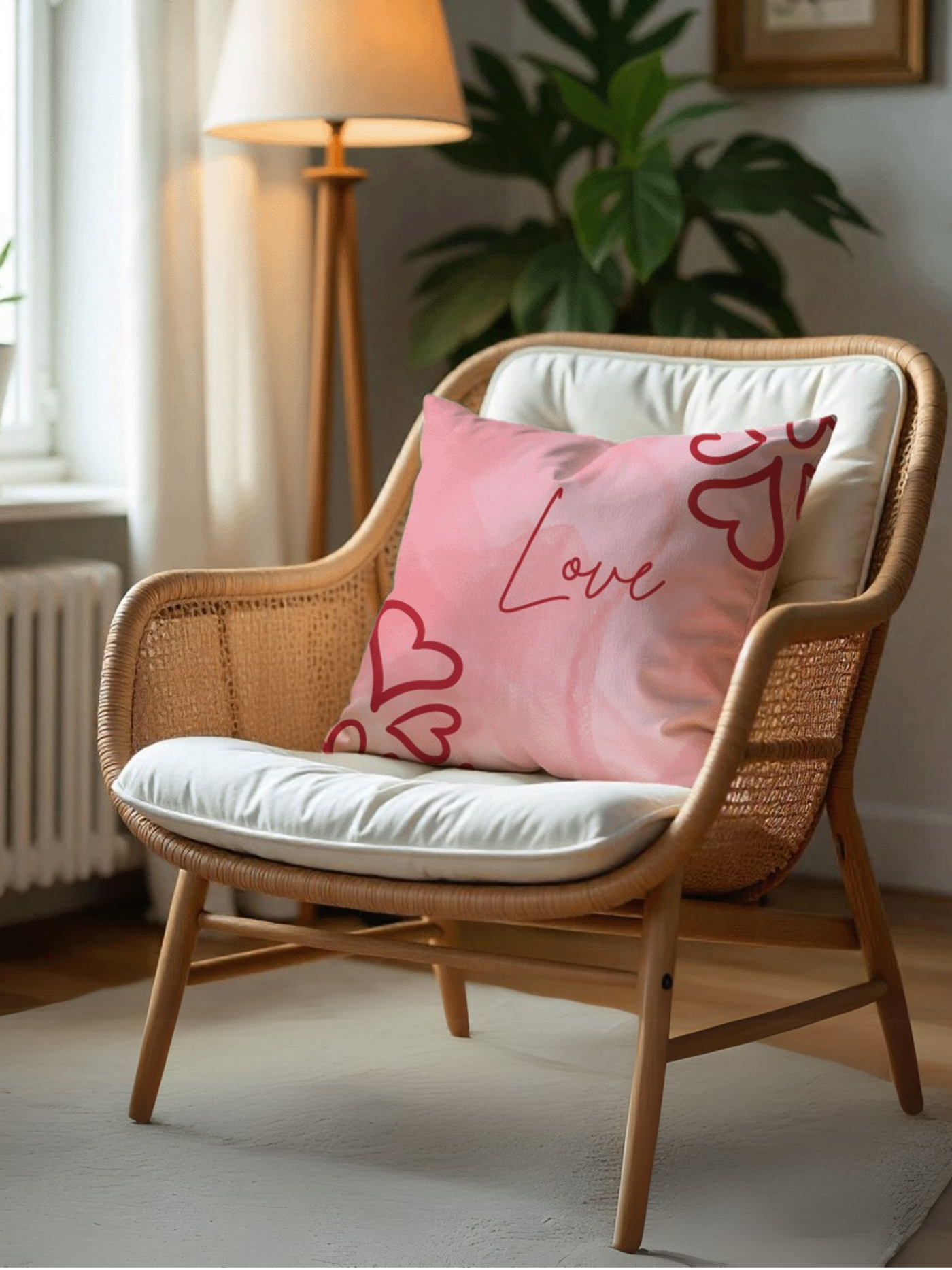 Abstract Love Cushion Cover for Valentine - Set of 5