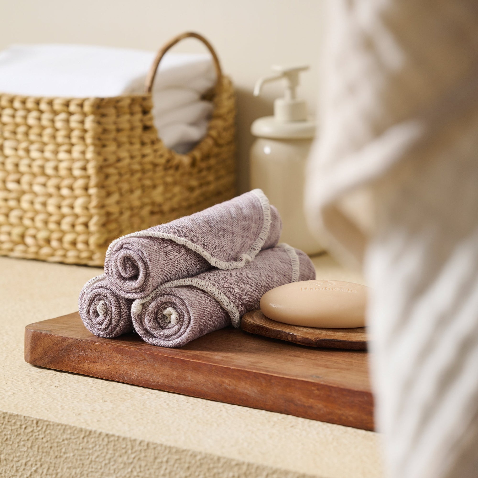 Amethyst | Cotton | Gauze | Face Towel
