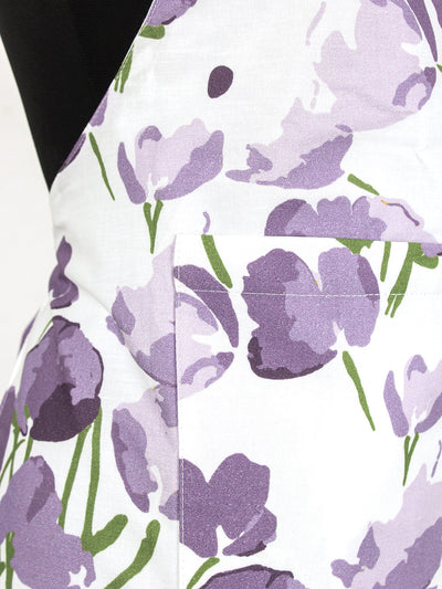 Himalayan Poppies Apron (Purple)