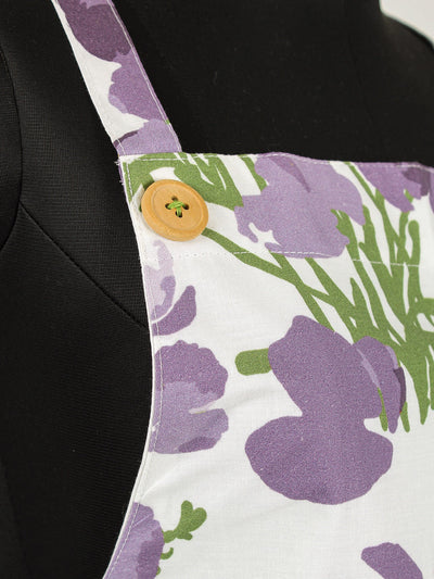 Himalayan Poppies Apron (Purple)