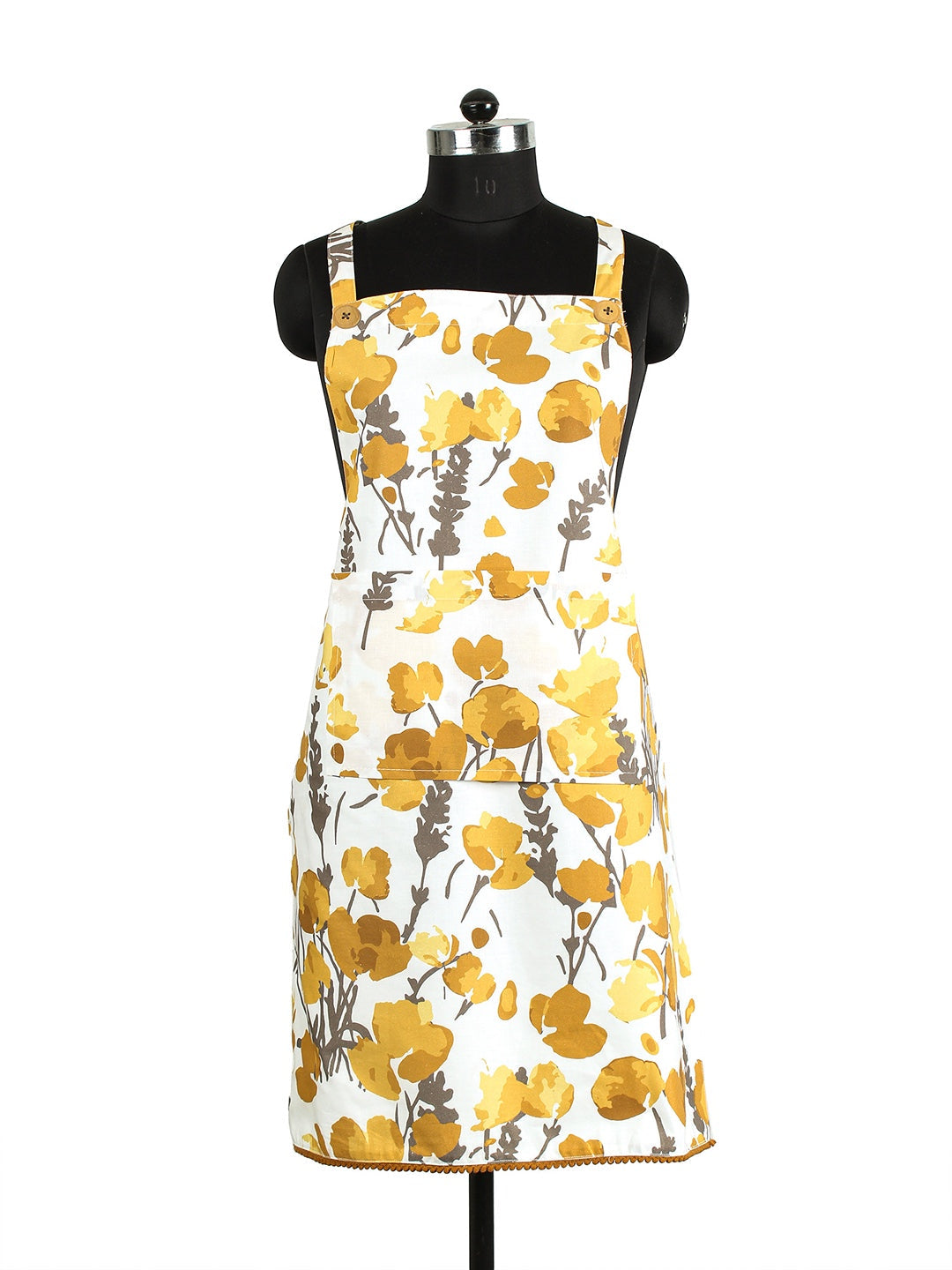 Himalayan Poppies Apron (Yellow)