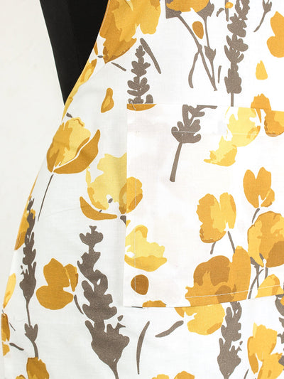 Himalayan Poppies Apron (Yellow)