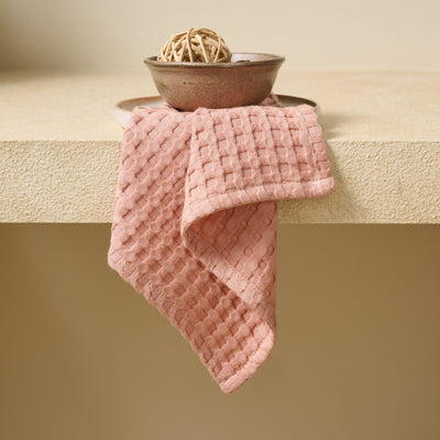Apricot | Cotton Bamboo | Waffle | Face Towel
