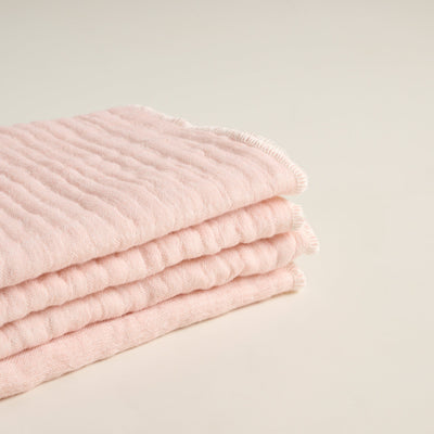 Apricot | Cotton | Gauze | Face Towel