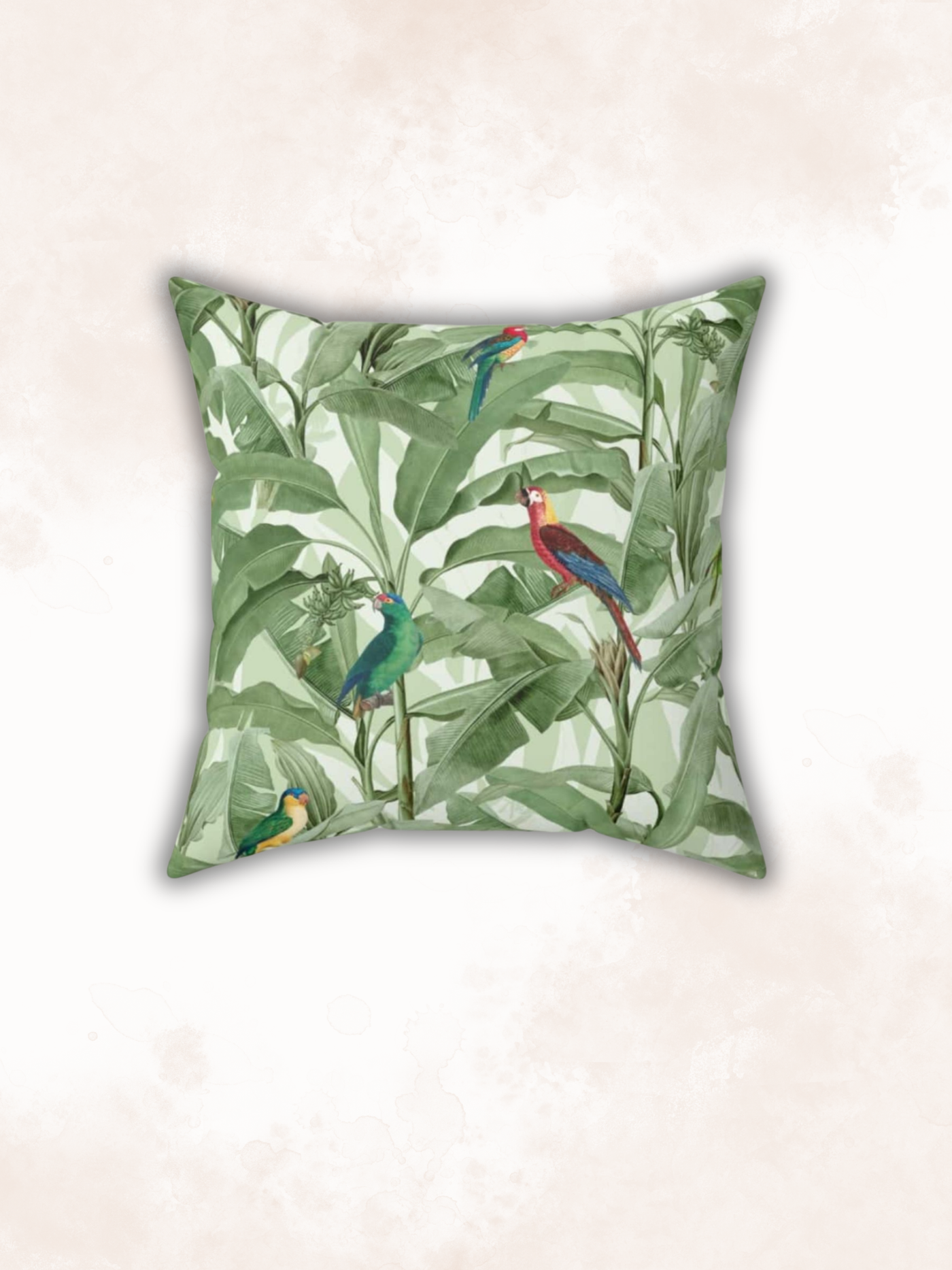 Aviary Paradise Velvet Cushion Cover - Set of 2