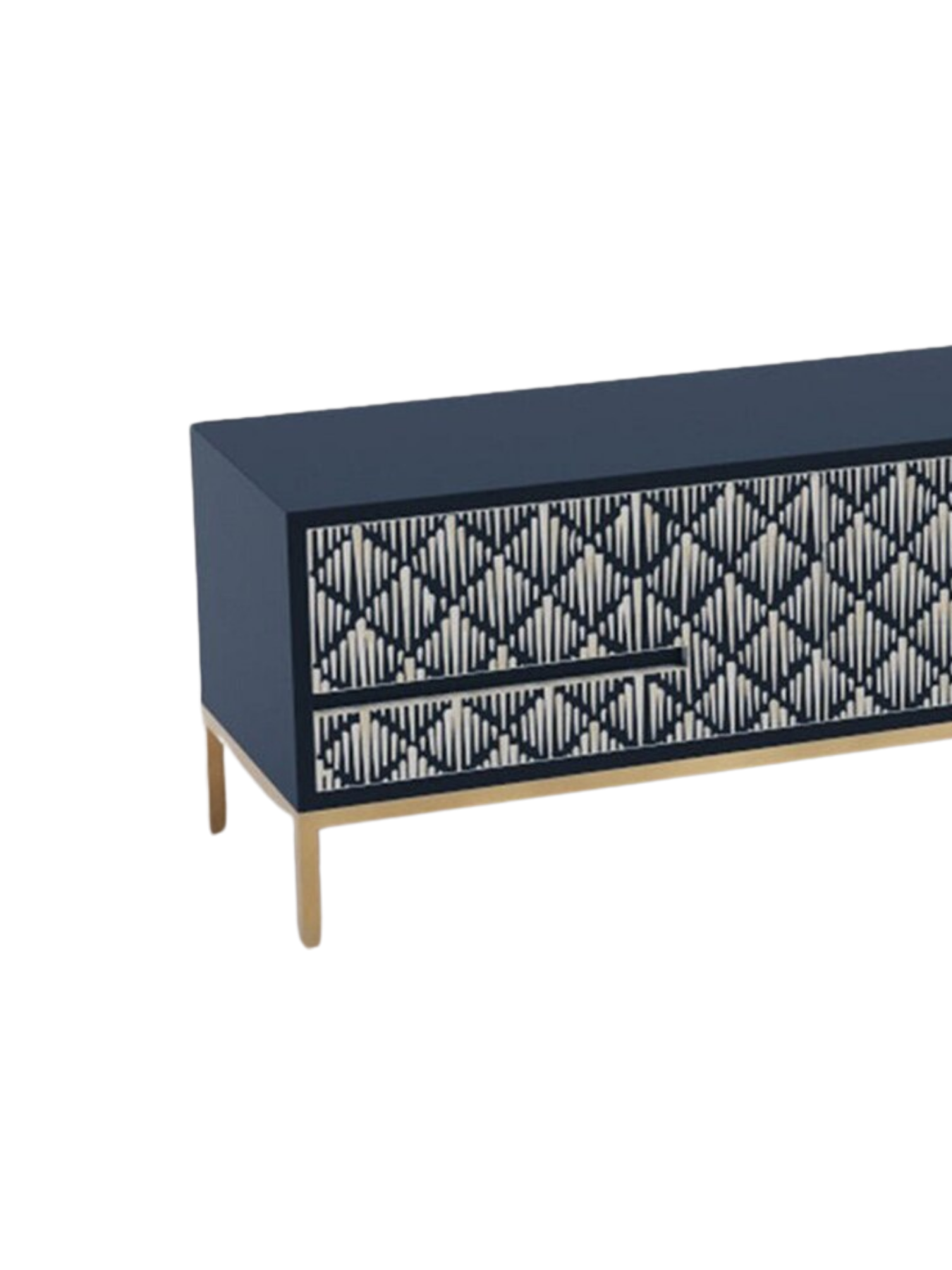 Inlay Media Unit with Drawers - Sunstrike