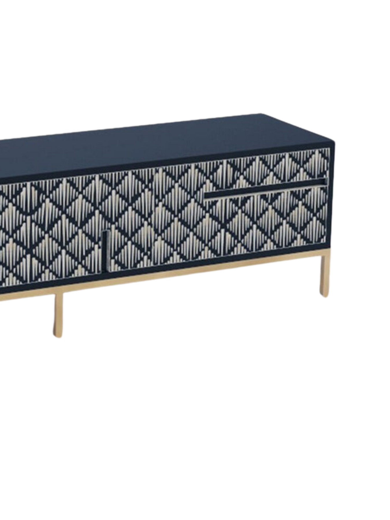 Inlay Media Unit with Drawers - Sunstrike