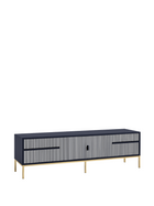 Inlay Media Unit with Drawers - Waterfall