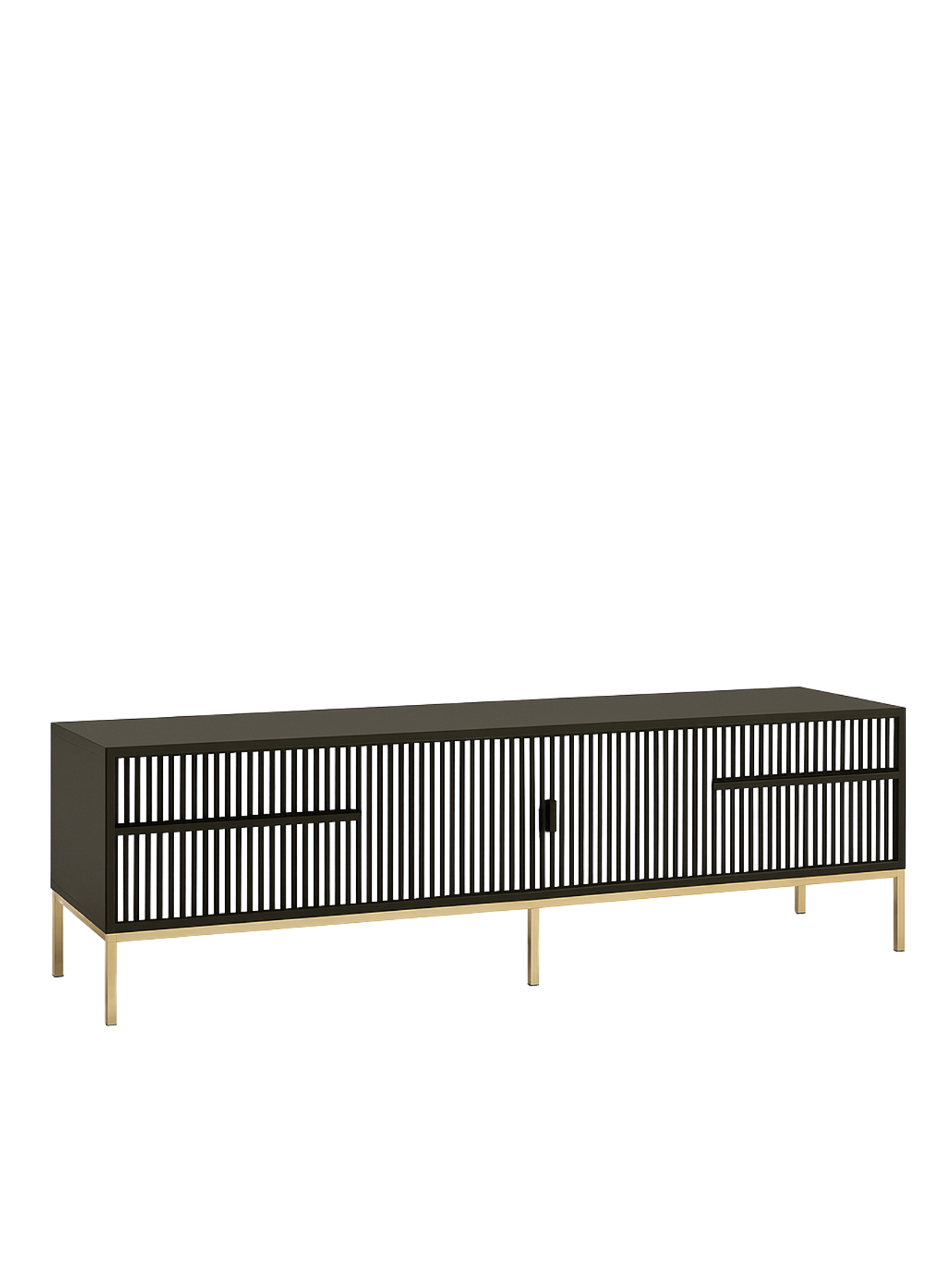 Inlay Media Unit with Drawers - Waterfall