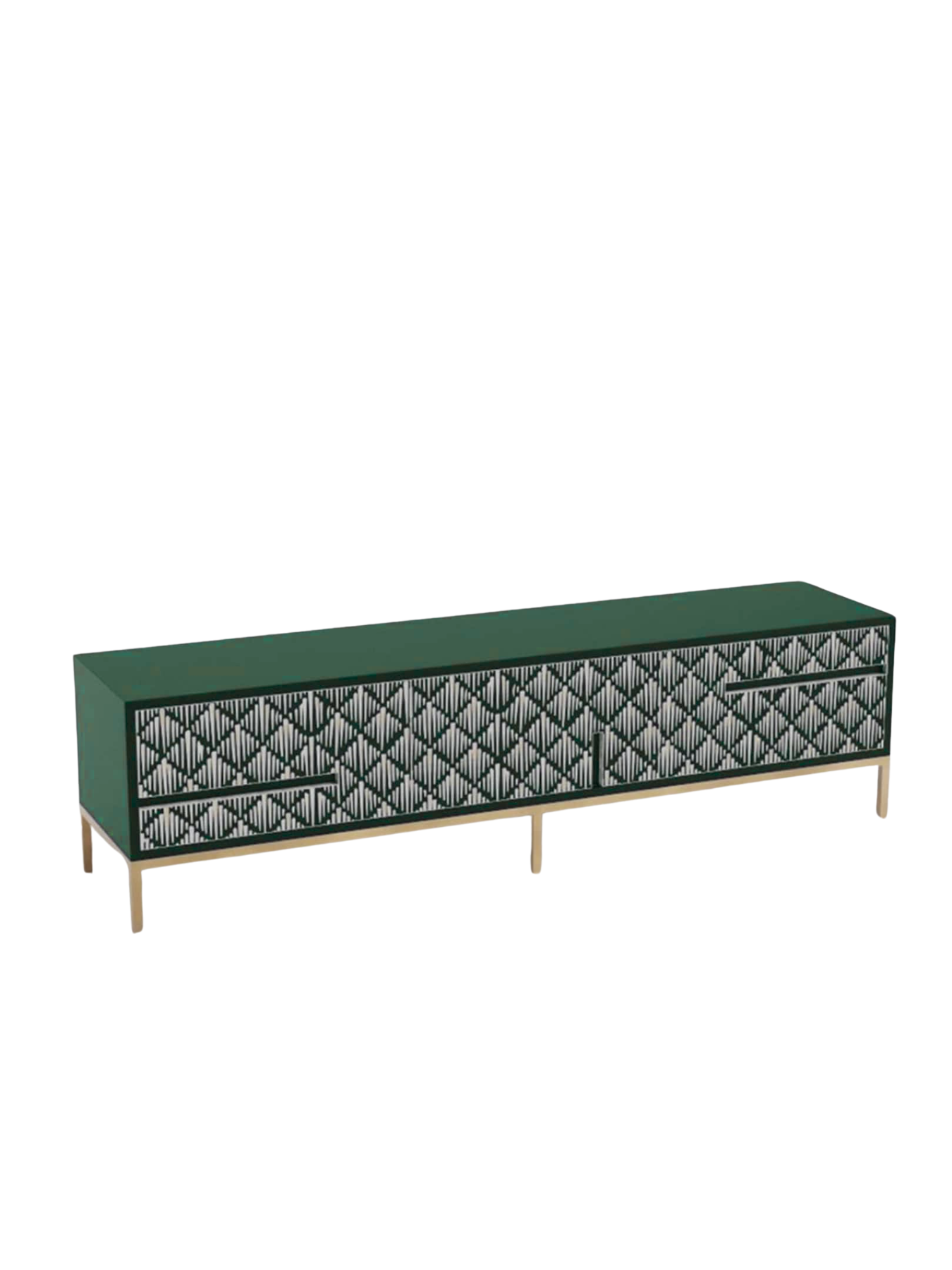Inlay Media Unit with Drawers - Sunstrike