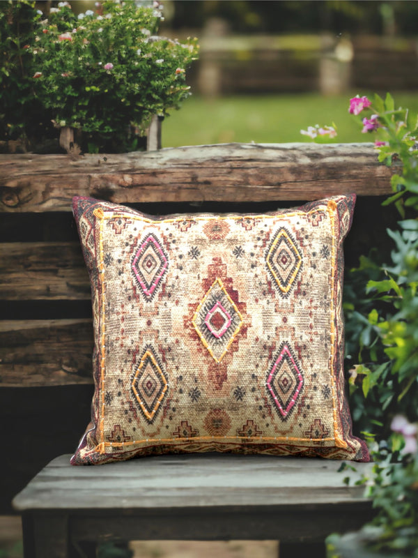 Cushion Cover - Adamas Embroidered Cotton