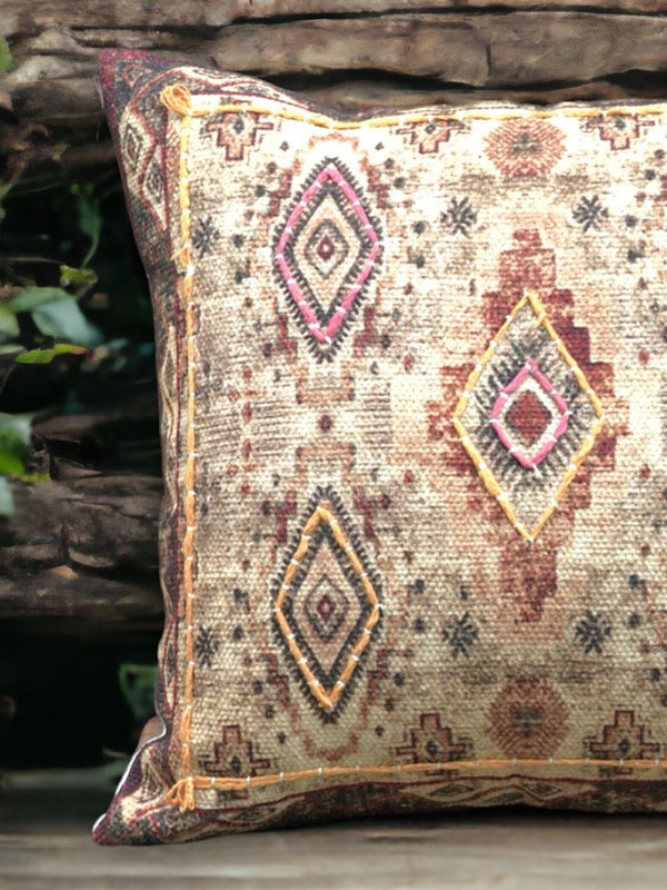 Cushion Cover - Adamas Embroidered Cotton