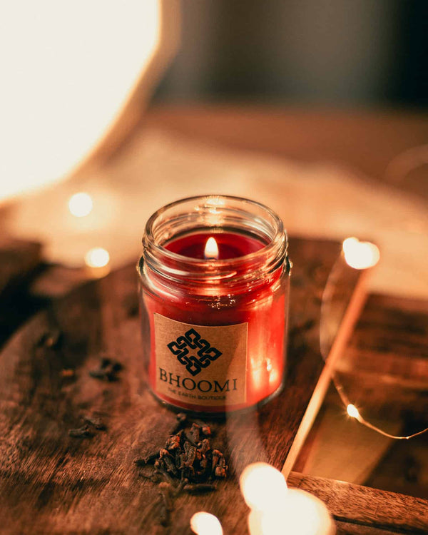 Amber + Clove Leaf Candle