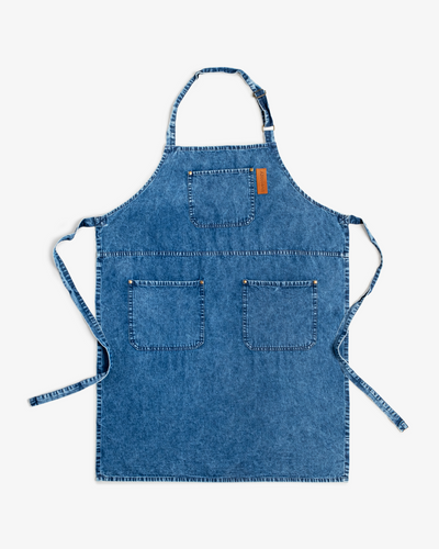 Amari Denim Apron -  Midnight blue