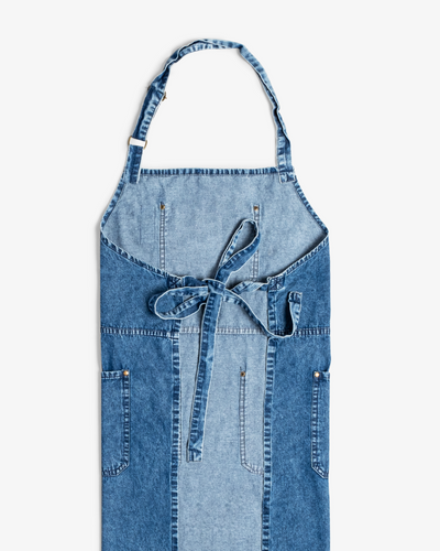 Amari Denim Apron -  Midnight blue
