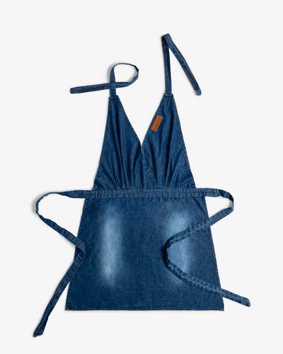 Marbella Denim  Apron -  Midnight blue