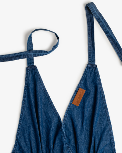 Marbella Denim  Apron -  Midnight blue
