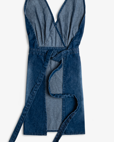 Marbella Denim  Apron -  Midnight blue