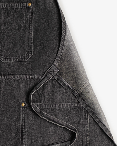 Amari Denim Apron - Carbon  black