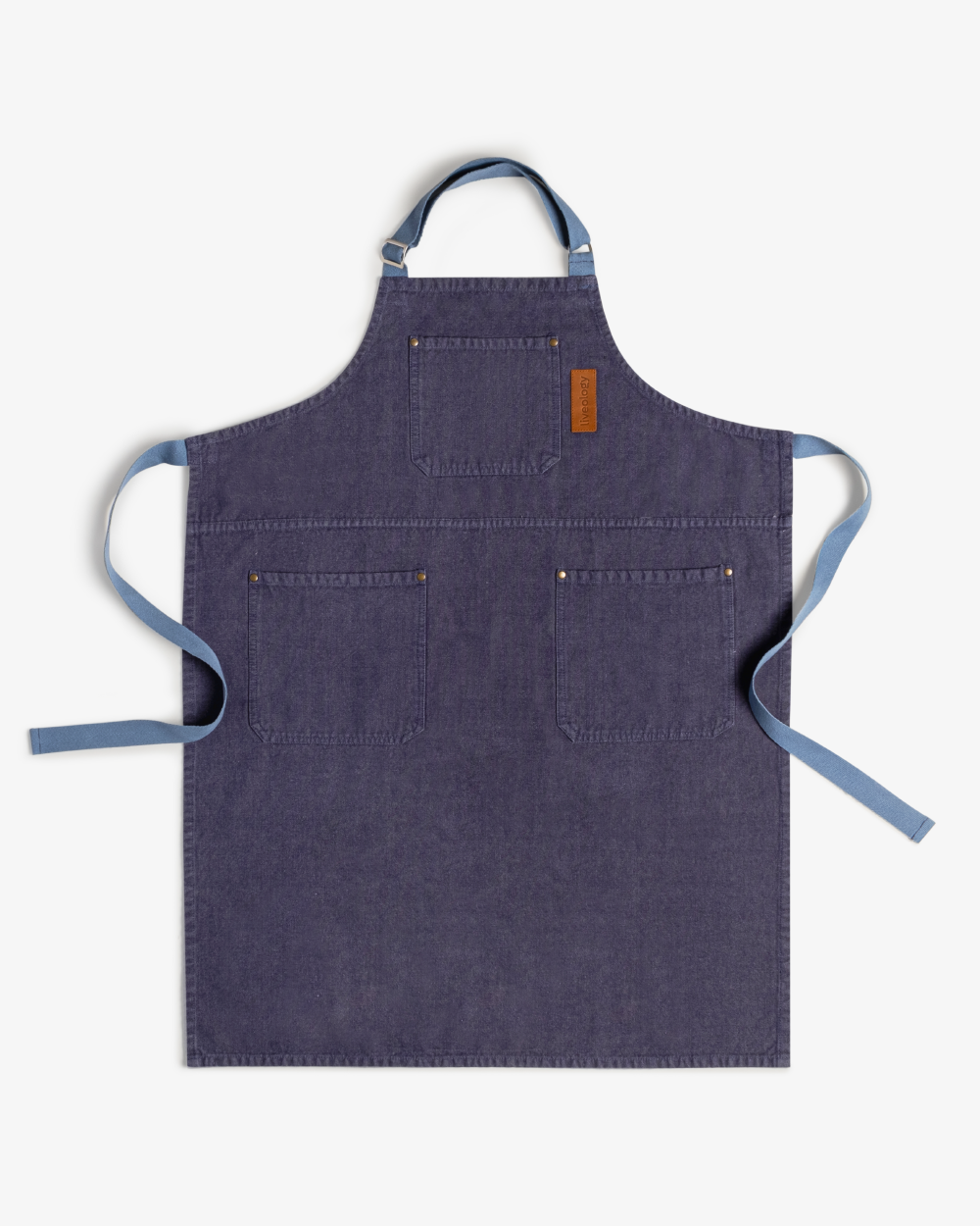 Nomad Canvas Apron - Oxford blue