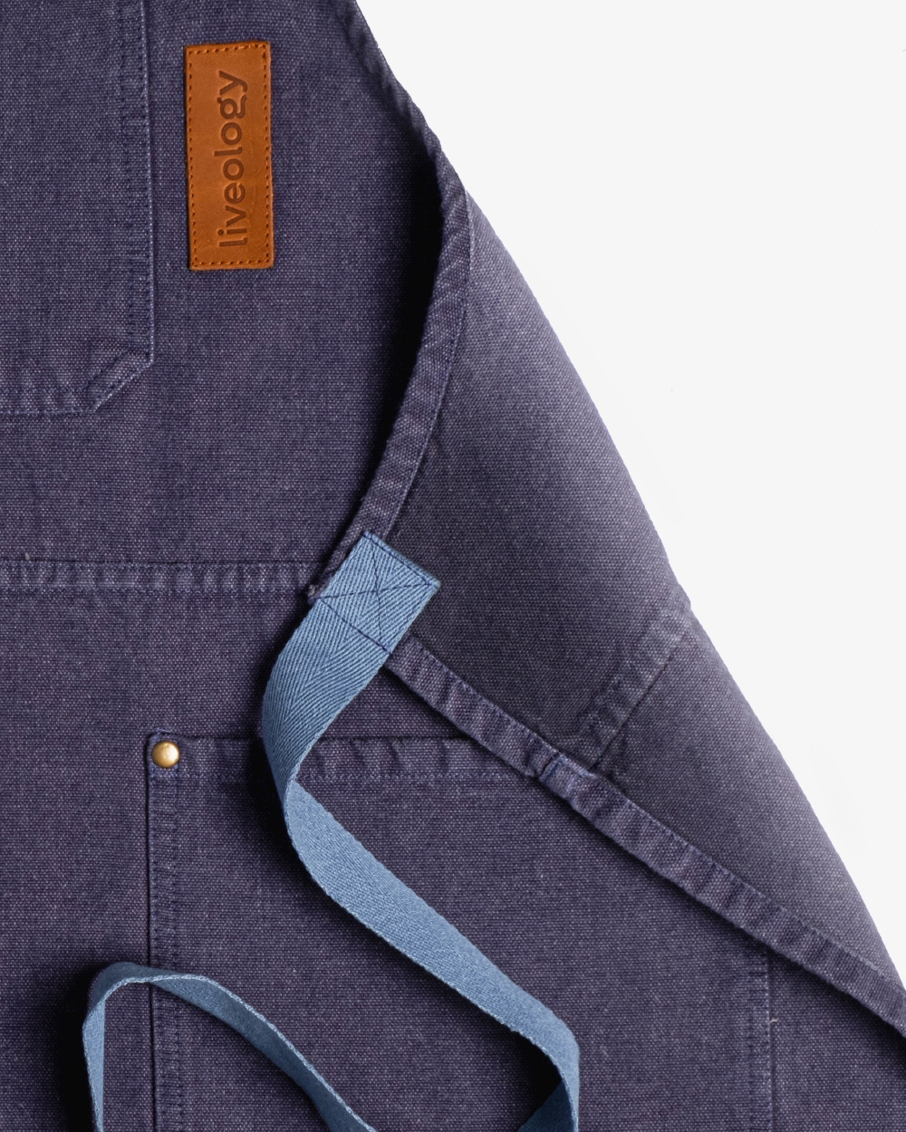 Nomad Canvas Apron - Oxford blue